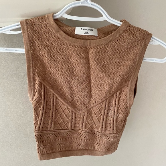Babaton Pointelle Sweater Tank - Picture 1 of 5